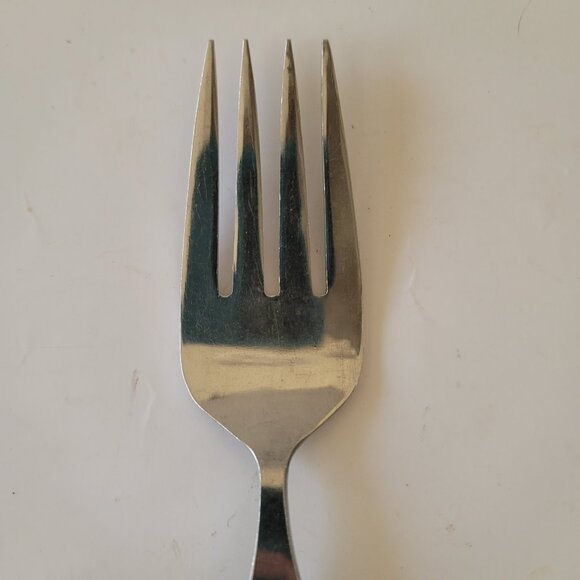 Riveria Cardova Serving Meat Fork 9 Inch Stainless with Black Accents - Picture 2 of 10